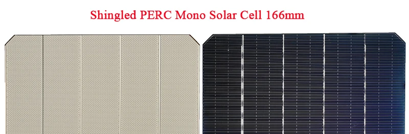 Shingled PERC Mono Solar Cells 166mm